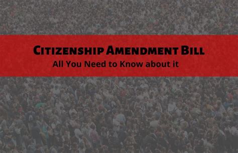 Citizenship Amendment Bill 2019: All You Need to Know about CAB ...