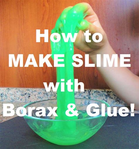 How to Make Slime With Borax and Glue - FeltMagnet