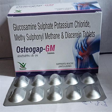 Osteogap GM - Glucosamine Sulphate Potassium Chloride, Methy Sulphonyl ...
