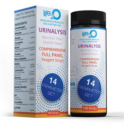 Buy Comprehensive 14-in-1 Urine Test Strips 100ct | Urinalysis Dip ...