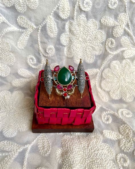 मरकत (Marakata) - Contemporary Dual Tone Fusion Ring – houseofpallikkara