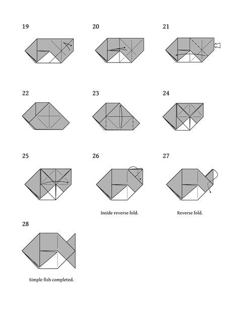 Simple Fish Diagrams — Origami