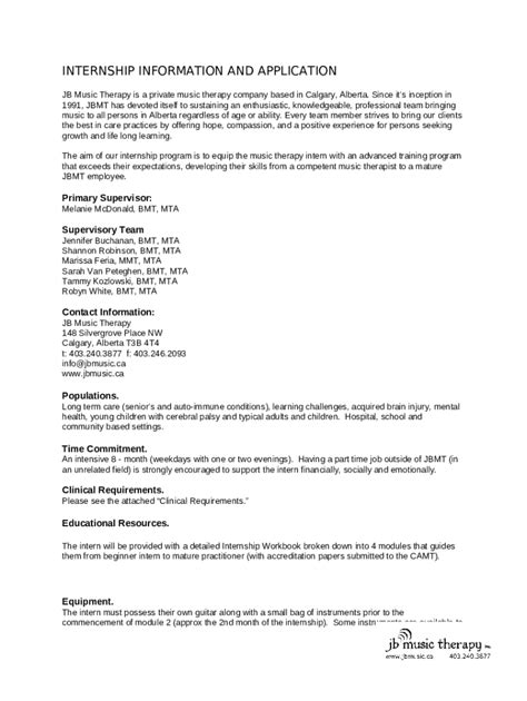 Registry questionnaire for internship sites/supervisors Doc Template ...