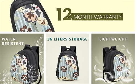 Genie Ella 4 Compartment School Bag For Girls. Black, 3 Zips, Stylish ...