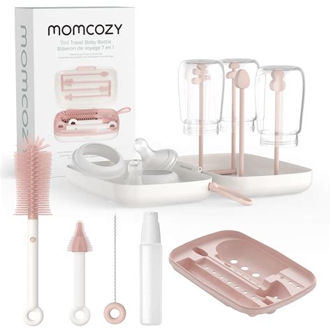 Amazon.com: Momcozy Baby Bottle Brush Set, Cleaner Kit with Silicone ...