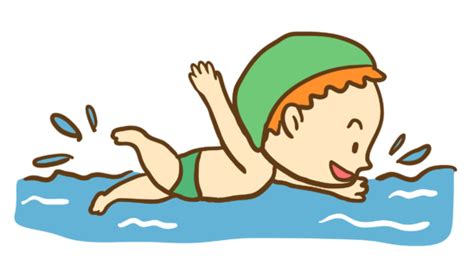 最简单的游泳卡通图片(2)_伊卟图库