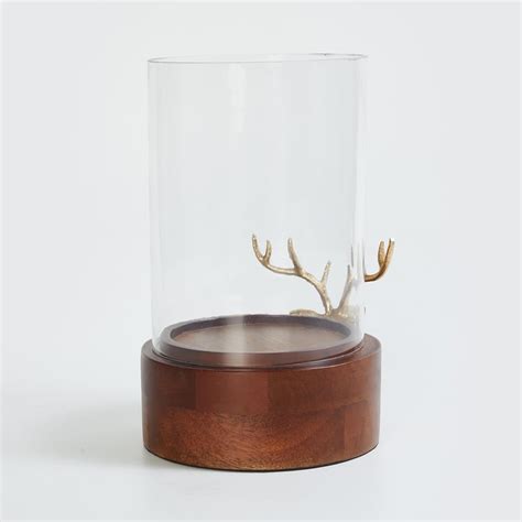 Buy Tropical Paradise Glass Reindeer Hurricane Candle Holder from Home ...