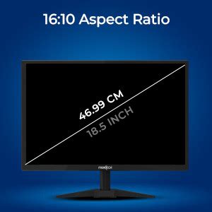 FRONTECH 18.5 Inch HD LED Monitor | Refresh Rate 75 Hz, 1366 x 768 ...