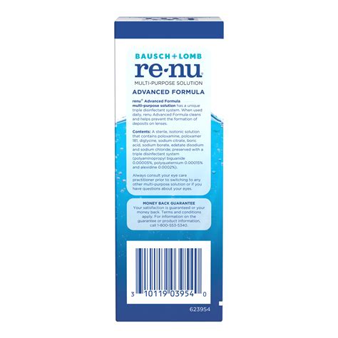 Buy Renu Contact Lens Solution, Advanced Formula Triple Disinfectant ...