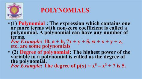 Image result for Polynomials Class 9 Real Life Examples