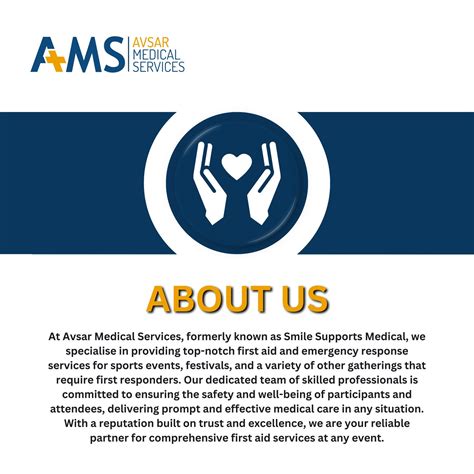 Avsar Medical Services [AMS] | Behind every great sports event is a ...