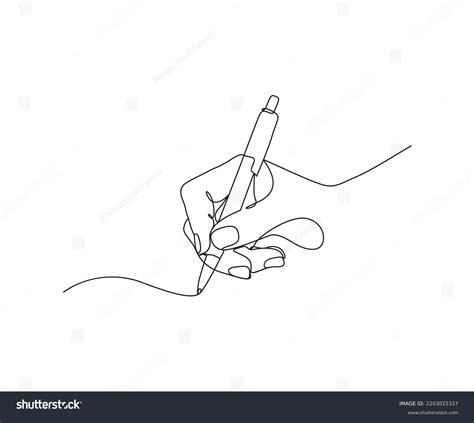 How To Draw A Hand Writing