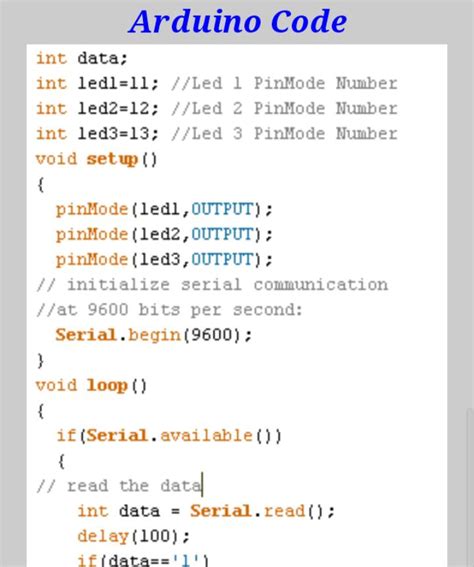 Image result for Arduino Bluetooth LED Control Code