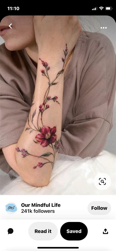 Flower vine tattoos – Artofit