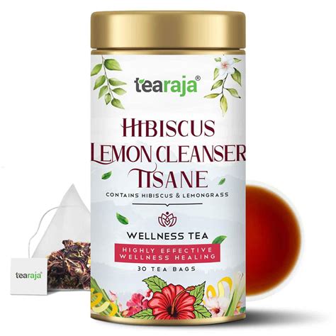 Hibiscus Lemon Cleanser Tisane 30 Teabags – Tearaja