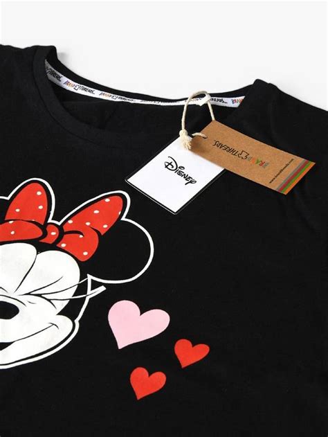 Brand Threads Maternity Minnie Mouse Nightdress, Black