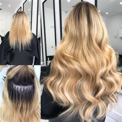 Nano bead hair extensions