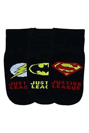 Buy Justice League Unisex-Child Cotton Calf Socks (Pack of 3) (JL-KDB ...