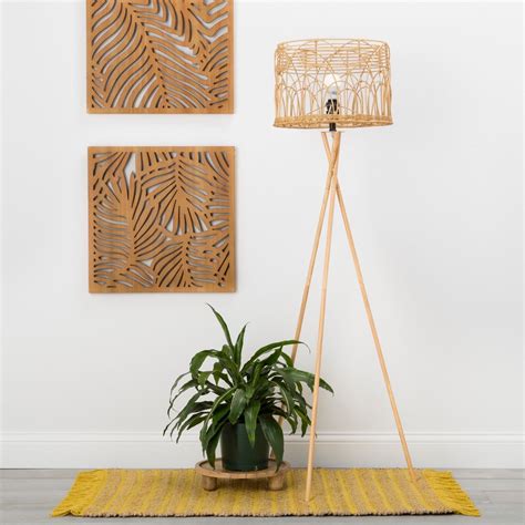 Update Your Decor With These 16 Cool Rattan Pieces | Unique floor lamps ...