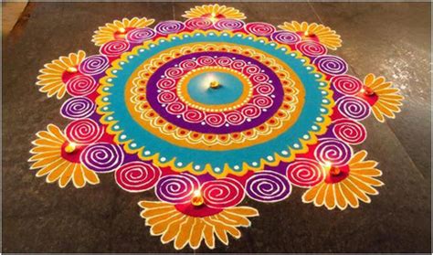 BRIGHT BLOOM Pack of 5 Rangoli Powder Price in India - Buy BRIGHT BLOOM ...