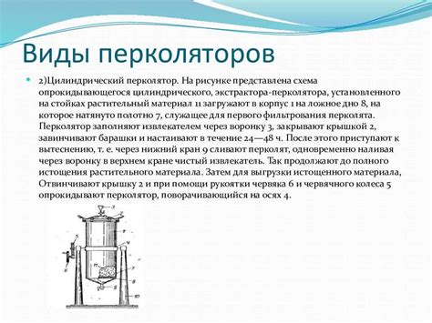 Image result for Percolator Def