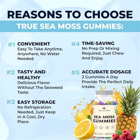 TrueSeaMoss Irish Sea Moss Gummies with Burdock Root India | Ubuy
