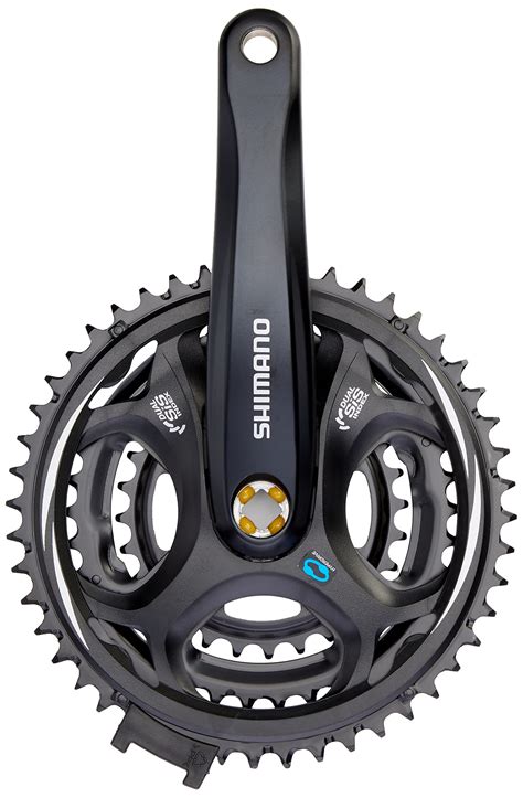 Buy SHIMANOCrank Chainset M311 48/38/28 BK 175mm, Black Online at ...