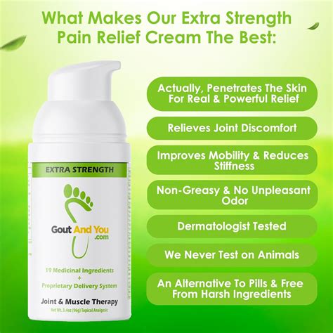 Gout and You Fast-Acting Extra Strength Relief Cream for Joint India | Ubuy