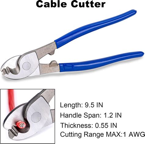 Buy Solsop Battery Cable Crimping Tool 10-1/0 AWG for Battery Terminal ...