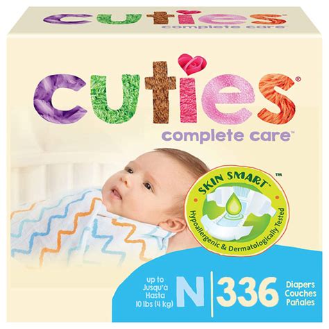 Buy Cuties Complete Care Baby Diapers – Newborn 8 bags of 42 336 Count ...