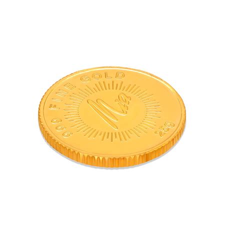 25 GM 24 Karat Lotus Gold Coin