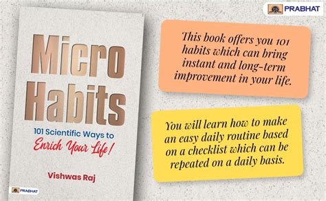 Micro Habits Mindset Change Through Atomic Scientific Habits: 101 Ways ...