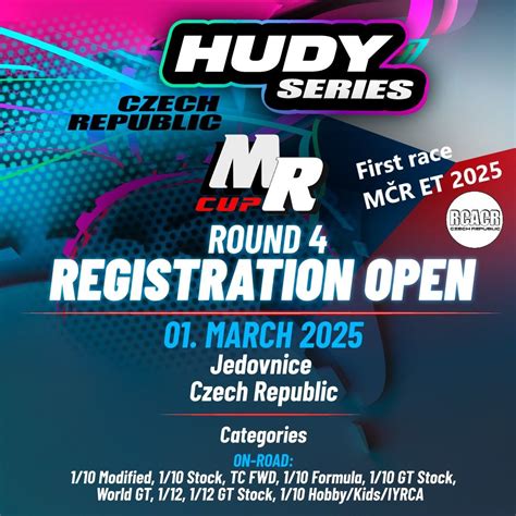 1. závod MČR ET 2025 - MRcup zima 2024/25 - 4.závod - Hudy series ...
