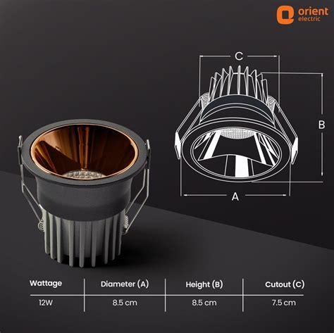Buy Prism Recess COB LED Downlighter Online in India | Orient Electric