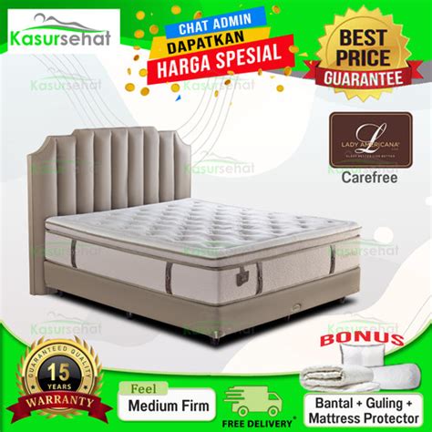 Jual Lady Americana Kasur Springbed Carefree - Full Set 180x200 - Kab ...