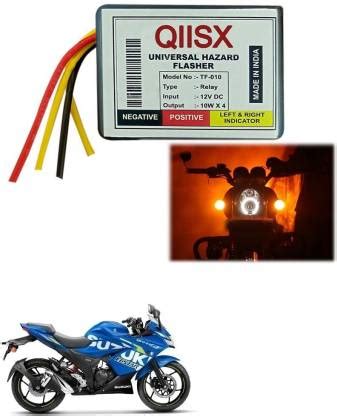 Qiisx Front, Rear Flasher Indicator Light for Suzuki Gixxer SF Price in ...