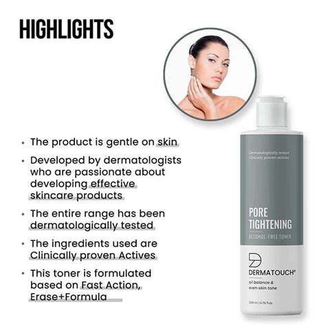 Buy DERMATOUCH ALCOHOL FREE FACE TONER FOR OILY SKIN, ACNE PRONE ...