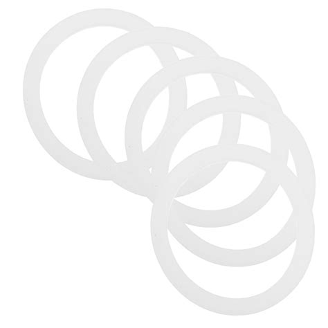 LOLIPPYY Water Hose Gasket White for Plumbing Maintenance 5Pack ...