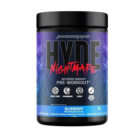ProSupps, Hyde Nightmare, Intense Energy Pre-Workout - Halt