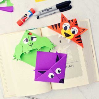 Make Easy Origami Corner Bookmarks - Welcome To Nana's
