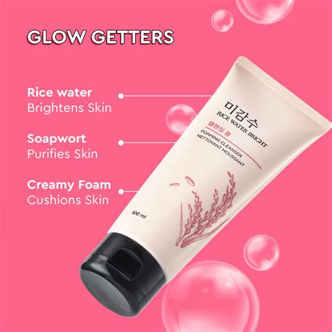 Rice Water Bright Cleansing Foam (100ml)
