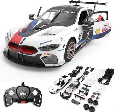 RASTAR 97200 1/18 BMW M8 GTE RC CAR BUILDING KITS (66 PCS & 8 PTS ...
