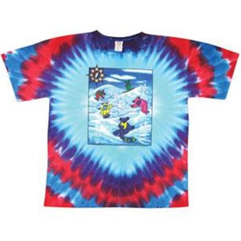 Grateful Dead Snowboard Dancing Bears Tie Dye Shirt - Etsy India