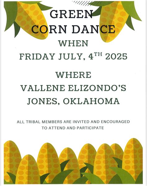 Green Corn Dance – Kickapoo Tribal Health Center