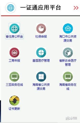 海南省数字证书认证中心_网上服务大厅