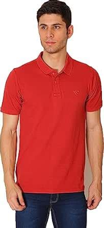 Buy Vinson Mens Mustard M Plain Polo Collar Tshirt at Amazon.in