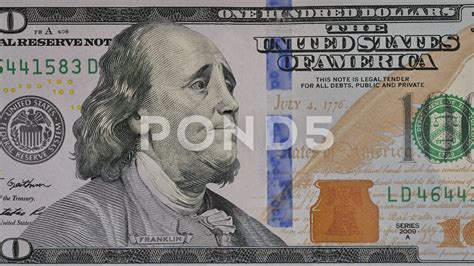 Benjamin Franklin 100 Dollar Bill