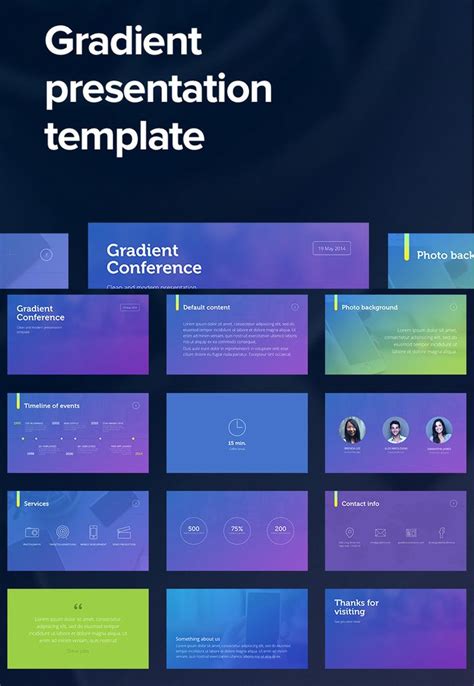 Image result for Gradient PowerPoint Layout Design