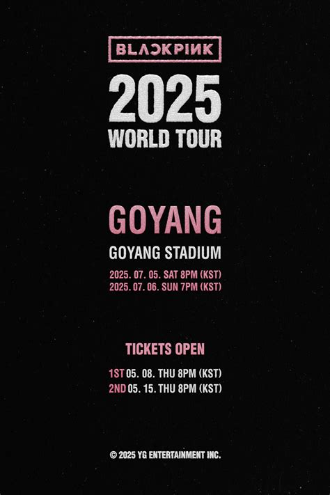 YG LIFE – BLACKPINK 2025 WORLD TOUR IN GOYANG