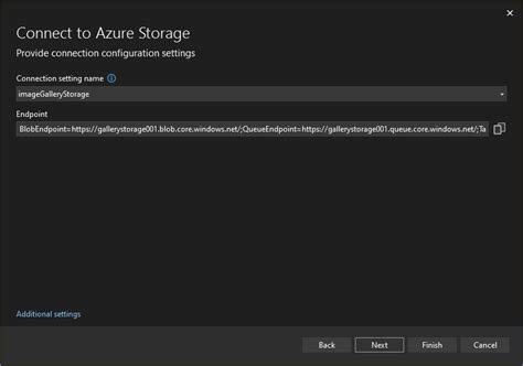 Visual Studio 2022 Azure 的图像结果